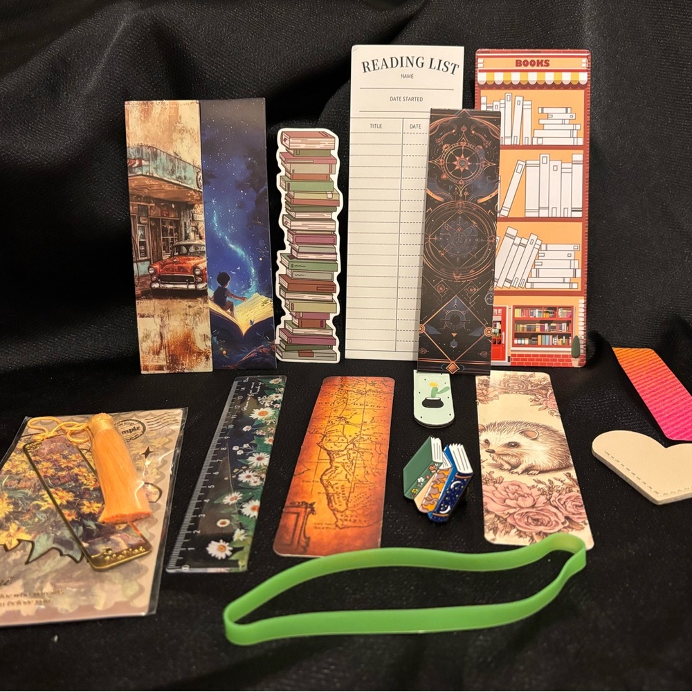 Multicolor Bookmark Set for Book Lovers